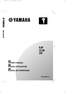 YAMAHA owner's manual 9.9F 13.5A 15F