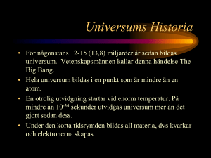 Universums Historia 