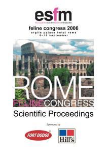 ESFM Congress 2006 - Scientific Proceedings