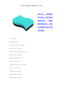 Jiashan Donghui Sponge Co.,Ltd