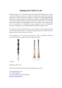 Zhejiang Urus Tools Co.,Ltd