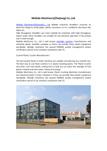 Wobide Machinery(Zhejiang)Co., Ltd