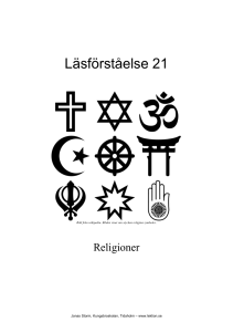 lektion-se 13316 Lasforstaelse 21 religioner