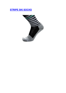 stripe ski socks