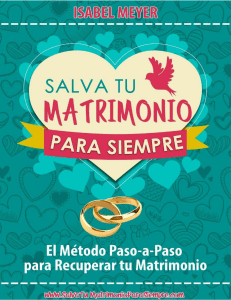 SALVA TU MATRIMONIO PARA SIEMPRE PDF GRATIS