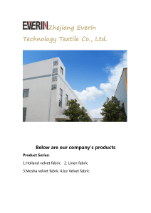 Zhejiang Everin Technology Textile Co., Ltd