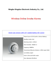 Wireless Online Smoke Alarms & Carbon Monoxide Alarms