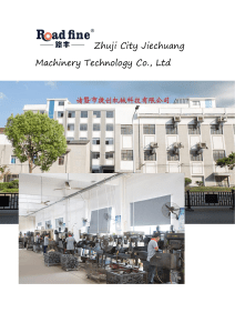 Zhuji City Jiechuang Machinery Technology Co., Ltd