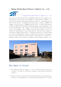 Yuhuan Difeng Brass-Plastics Industry Co., Ltd