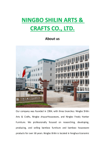 Ningbo Shilin Arts & Crafts Co., Ltd