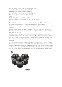 Fit for Delphi diesel Pump Rotor Head 7123-340R