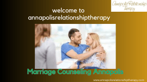 Marriage Counseling Annapolis - Rebuild Trust and Communication