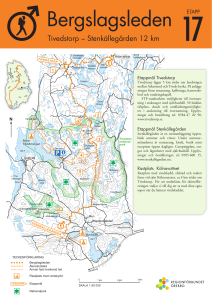 Bergslagsleden Etapp 17: Tivedstorp – Stenkällegården Vandringsguide